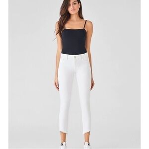 DL1961 Florence Cropped Midrise Instasculpt Skinny Jeans in Santa Fe Size 25